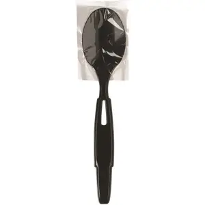 Dixie Ultra SSWPT5 Black Series-W Heavy-Weight Polypropylene Wrapped Plastic Disposable Teaspoon Refill - pack of 24