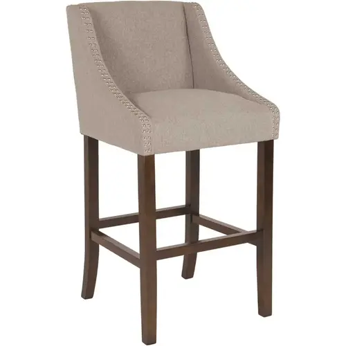28 in. Light Gray Fabric Bar Stool Color/Finish Family 28 in. Light Gray Fabric Bar Stool Color/Finish Family