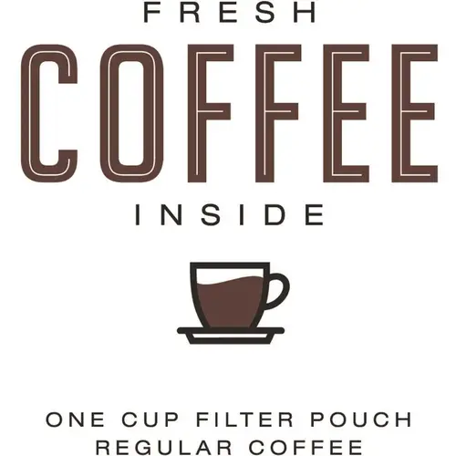 Regular Individually Wrapped Single-Cup Filter Pod Fresh Coffee Inside - pack of 200