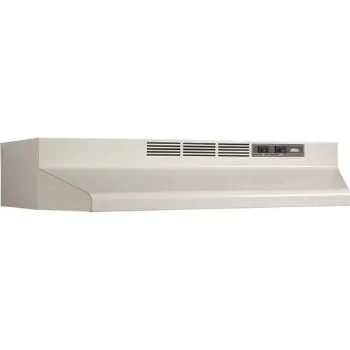 F40000 30 in. 230 Max Blower CFM Convertible Under-Cabinet Range Hood with Light in White F40000 30 in. 230 Max Blower CFM Convertible Under-Cabinet Range Hood with Light in White