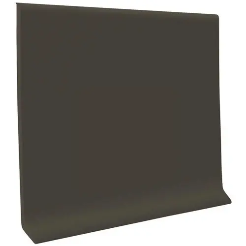 700 Series Black Brown 4 in. x 1/8 in. x 48 in. Thermoplastic Rubber Wall Base Cove 700 Series Black Brown 4 in. x 1/8 in. x 48 in. Thermoplastic Rubber Wall Base Cove