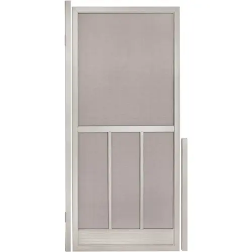 36 Hinged Screen Door Gray