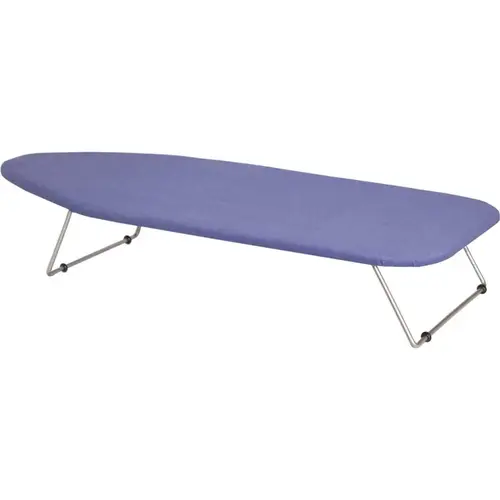 Tabletop Ironing Board with Hanger Blue