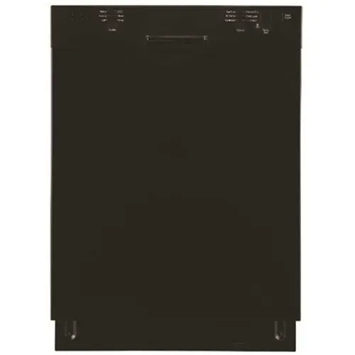 24 In. ENERGY STAR Front Control Dishwasher, Black 24 In. ENERGY STAR Front Control Dishwasher, Black