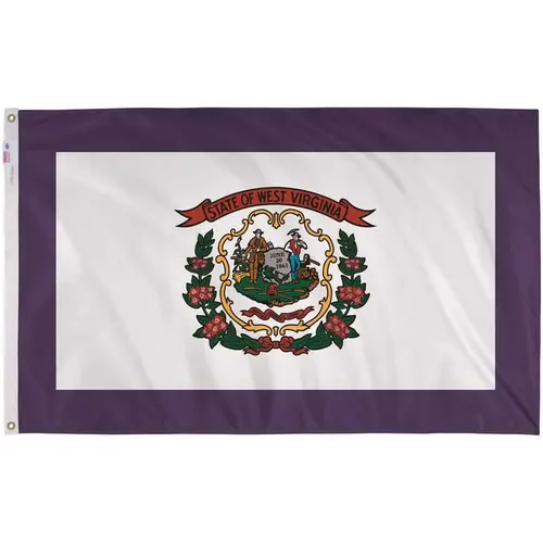 3 ft. x 5 ft. Nylon West Virginia State Flag 3 ft. x 5 ft. Nylon West Virginia State Flag