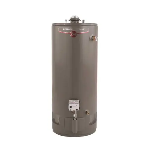 Performance Plus 40 Gal. Short 9-Year 38,000 BTU Natural Gas Tank Water Heater Gray