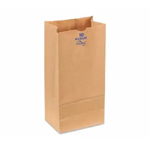 Bulwark 71010 1 lb. 6 - 5/16 in. x 4 - 3/16 in. x 13 - 3/8 in. Bulwark Grocery Bag 57 Heavy Duty Kraft (400 per Bundle) Brown - pack of 400
