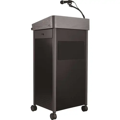 Greystone Lectern with Sound Charcoal