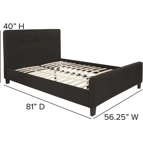 Black Full Platform Bed Black Full Platform Bed