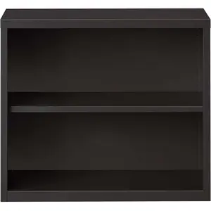 Hirsh Industries 21987 30 in. H Black Metal 2-Shelf Standard Bookcase