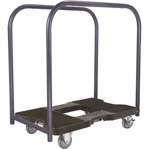 1,500 lbs. Capacity Industrial Stength Professional E-Track Panel Cart Dolly in Black 1,500 lbs. Capacity Industrial Stength Professional E-Track Panel Cart Dolly in Black