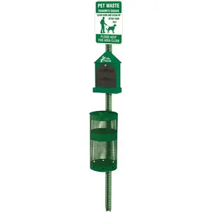 Fido House PP-SD-01-3RH Green Pet Waste Station