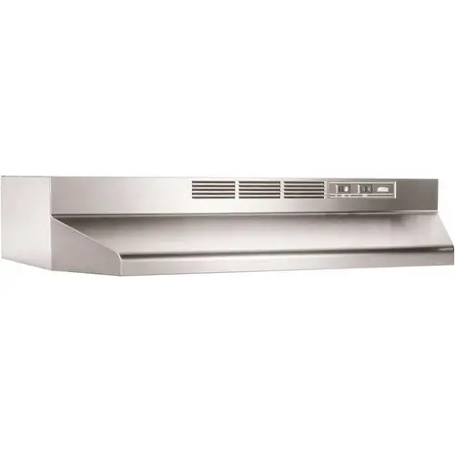 36 in. Ductless Under Cabinet Range Hood with Light in Stainless Steel 36 in. Ductless Under Cabinet Range Hood with Light in Stainless Steel