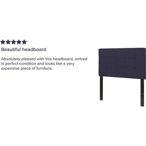 Twin Navy Headboard Twin Navy Headboard