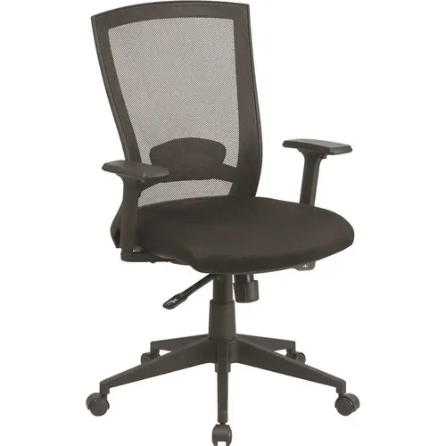 Mesh Swivel Office Chair in Black Mesh Swivel Office Chair in Black
