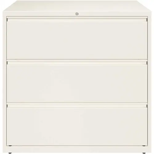 HL10000 White 42 in. Wide 3-Drawer Lateral File Cabinet HL10000 White 42 in. Wide 3-Drawer Lateral File Cabinet