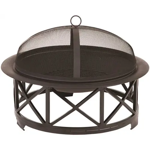30 in. Portsmouth Fire Pit Black 30 in. Portsmouth Fire Pit Black