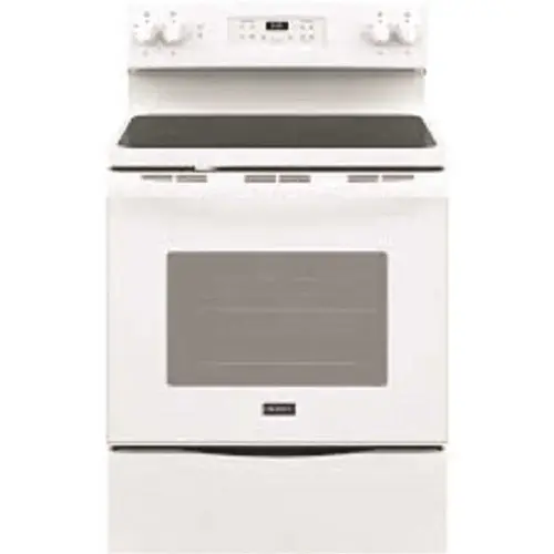 Range 30 in. 4 Elements Free Standing Electric Range with Coil Top in White