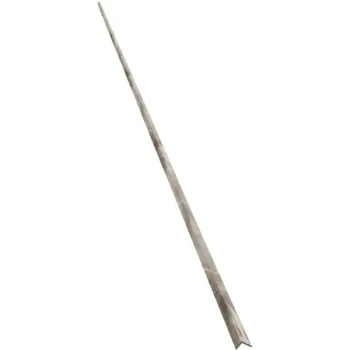 Louvre Granite 94 in. Vinyl Backsplash Accessory L Trim Gray Louvre Granite 94 in. Vinyl Backsplash Accessory L Trim Gray