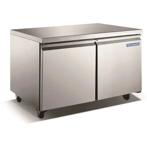 60 in. W 15 cu. ft. Commercial Undercounter Freezerless Refrigerator in Stainless Steel 60 in. W 15 cu. ft. Commercial Undercounter Freezerless Refrigerator in Stainless Steel