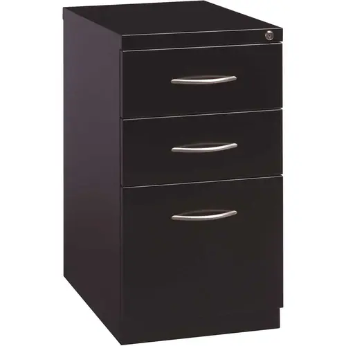 23 in. D Black Mobile Pedestal with Arch Pull 23 in. D Black Mobile Pedestal with Arch Pull