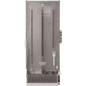 Georgia Pacific Corp. SSFD120 SERIES-O CLASSIC FORK DISPENSER BY GP PRO (GEORGIA-PACIFIC), TRANSLUCENT BLACK, 1 DISPENSER