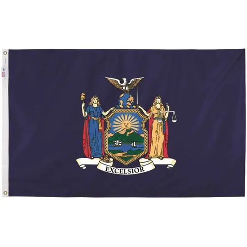 3 ft. x 5 ft. Nylon New York State Flag 3 ft. x 5 ft. Nylon New York State Flag