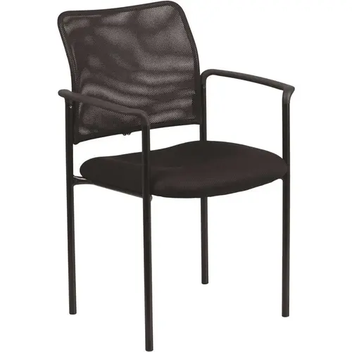 Mesh Stackable Chair in Black Mesh Stackable Chair in Black