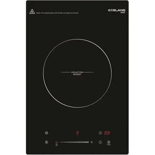 12 in. Vitro Ceramic Surface Built-In Induction Electric Modular Cooktop in Black with 1 Element