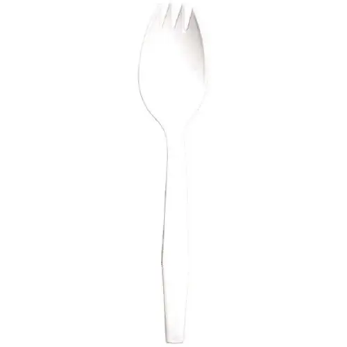 Spork Medium Weight White Bulk