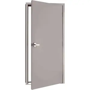 Armor Door VSDFPKD3680EL 36 in. x 80 in. Gray Left-Hand Outswing