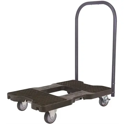 1,200 lbs. Capacity Professional E-Track Push Cart Dolly in Black 1,200 lbs. Capacity Professional E-Track Push Cart Dolly in Black