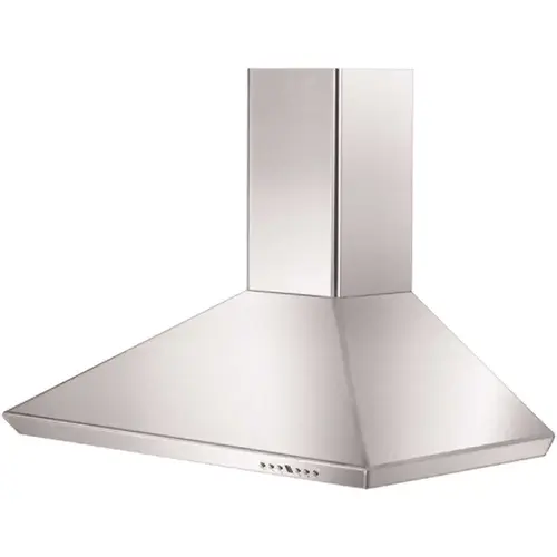36 in. 400 CFM Convertible Vent Wall Mount Range Hood in Stainless Steel 36 in. 400 CFM Convertible Vent Wall Mount Range Hood in Stainless Steel