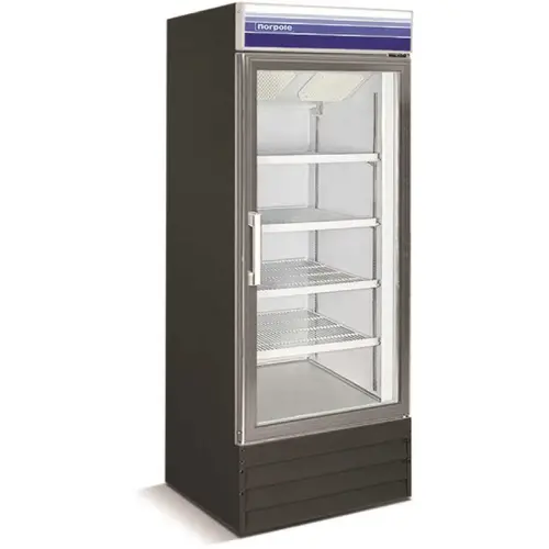 27 in. W 13 cu. ft. Glass Door Commercial Upright Freezer in White 27 in. W 13 cu. ft. Glass Door Commercial Upright Freezer in White