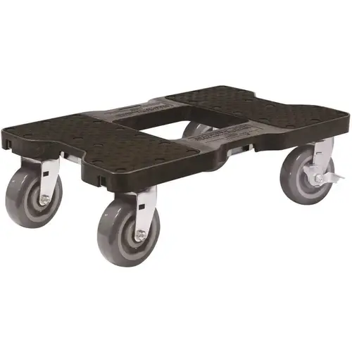 1800 lbs. Capacity Super-Duty Professional E-Track Dolly in Black
