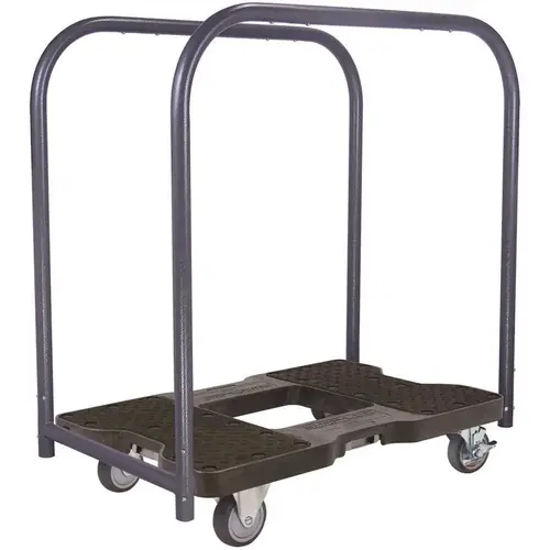 1,200 lbs. Polypropylene Professional E-Track Panel Cart Dolly in Black 1,200 lbs. Polypropylene Professional E-Track Panel Cart Dolly in Black