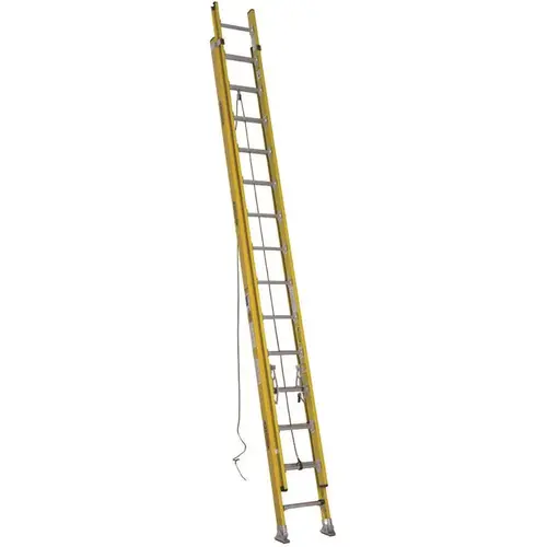 28 ft. Fiberglass D-Rung Extension Ladder with 375 lbs. Load Capacity Type IAA Duty Rating 28 ft. Fiberglass D-Rung Extension Ladder with 375 lbs. Load Capacity Type IAA Duty Rating
