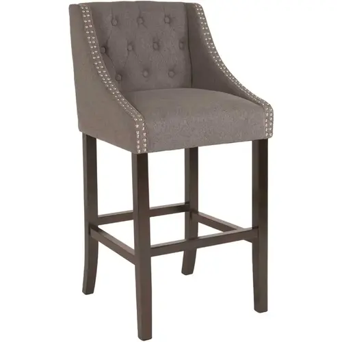 28 in. Dark Gray Fabric Bar Stool Color/Finish Family 28 in. Dark Gray Fabric Bar Stool Color/Finish Family