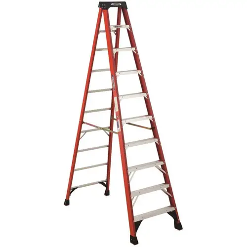 10 ft. Fiberglass Step Ladder (14 ft. Reach Height) 300 lb. Load Capacity Type IA Duty Rating 10 ft. Fiberglass Step Ladder (14 ft. Reach Height) 300 lb. Load Capacity Type IA Duty Rating
