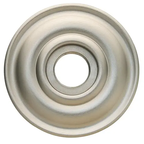 Single 2-5/8" Privacy Rose Lifetime Satin Nickel Finish Single 2-5/8" Privacy Rose Lifetime Satin Nickel Finish