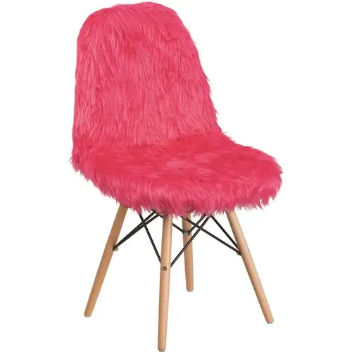 Shaggy Dog Hot Pink Accent Chair Shaggy Dog Hot Pink Accent Chair