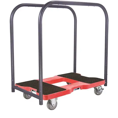 1,500 lbs. Capacity Industrial Strength Professional E-Track Panel Cart Dolly in Red 1,500 lbs. Capacity Industrial Strength Professional E-Track Panel Cart Dolly in Red