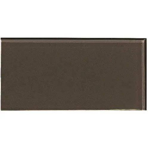 6 in. x 3 in. Leather Glass Decorative Wall Tile 6 in. x 3 in. Leather Glass Decorative Wall Tile