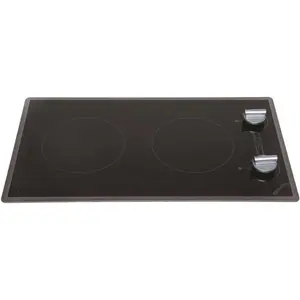 Kenyon B41710 Cortez Series 12 in. Radiant Electric Cooktop in Black with 2 Elements Knob Control 120-Volt