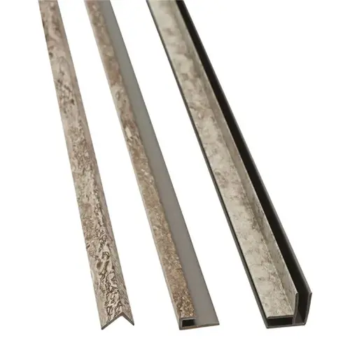 Grecian Earth 94 in. Vinyl Backsplash Accessory Trim Kit Beige Grecian Earth 94 in. Vinyl Backsplash Accessory Trim Kit Beige