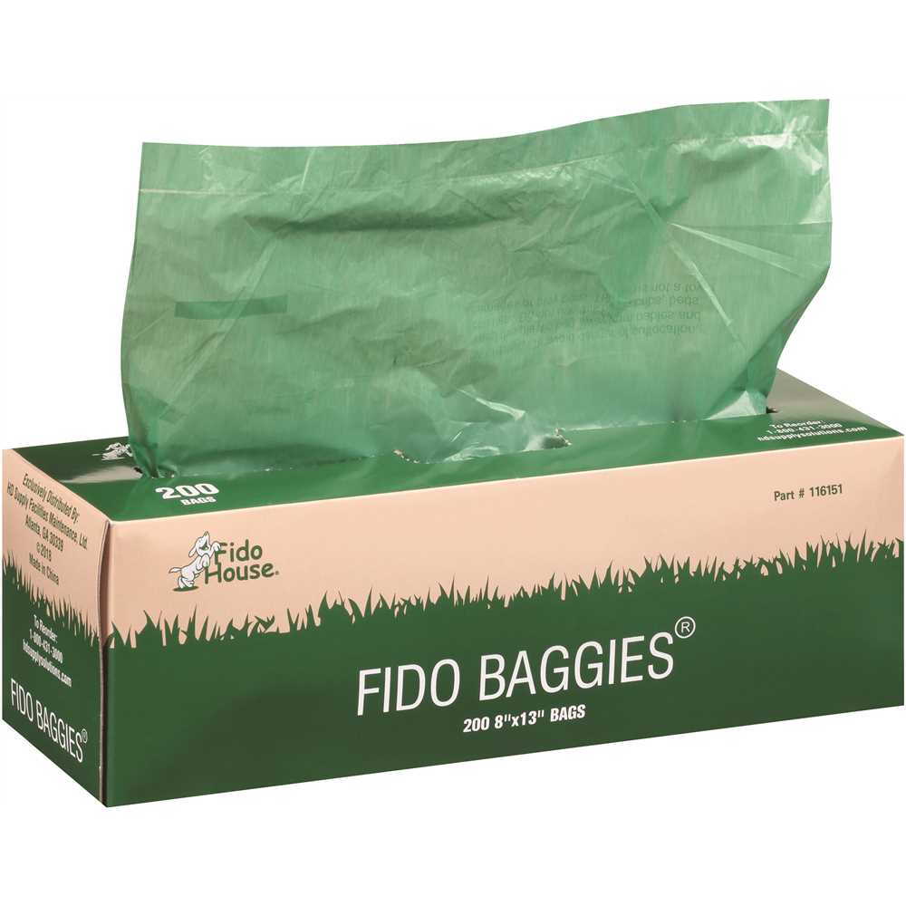 Fido FIDO-UNIV-BAGS Pet Waste Station Bags Green - pack of 10