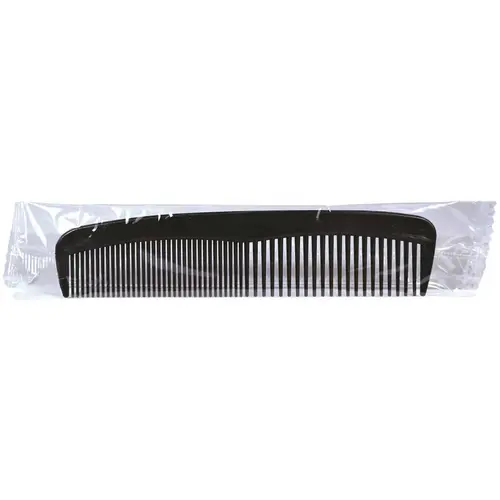 Individually Wrapped Comb in Black - pack of 144