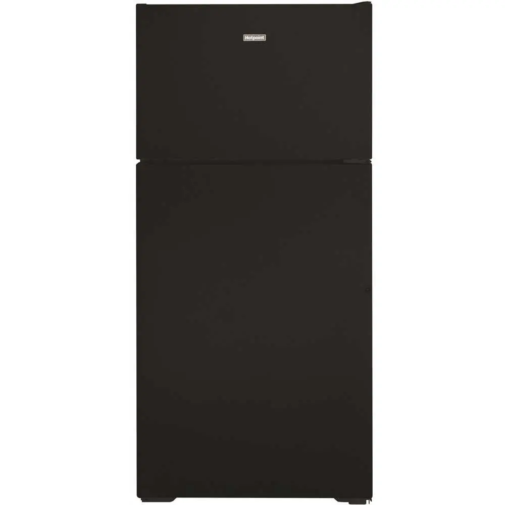 HOTPOINT 15.6 Cu. Ft. Top Freezer Refrigerator Black ADA HPS16BTNRBB