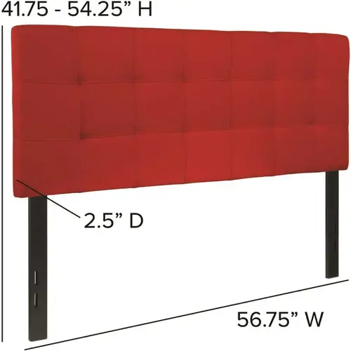 Full Red Headboard Full Red Headboard
