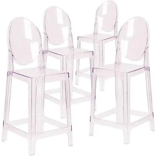 Transparent Crystal Ghost Counter Stools Transparent Crystal Ghost Counter Stools